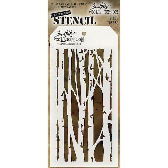Stampers Anonymous Tim Holtz&#xAE; Birch Layered Stencil